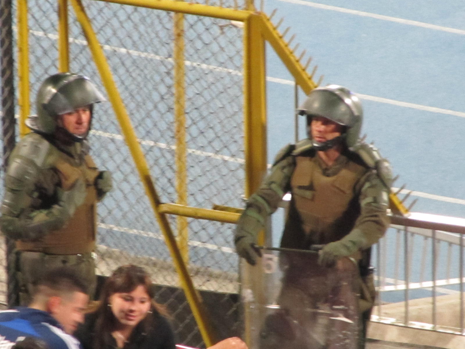 Riot Police in Santiago